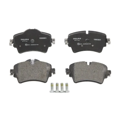 Imagen de DELPHI LP2717 Juego de pastillas freno preparado para indicador desgaste Chapa antichirridos con accesorios BMW: X1, 5 Berlina, 2 Active Tourer