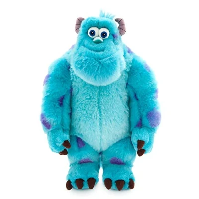 Imagen de Disney Store: Peluche Mediano de Sulley, Monstruos S.A., 38 cm, confeccionado en un Tejido Suave al Tacto y con rasgos tridimensionales, Adecuado para Todas Las Edades