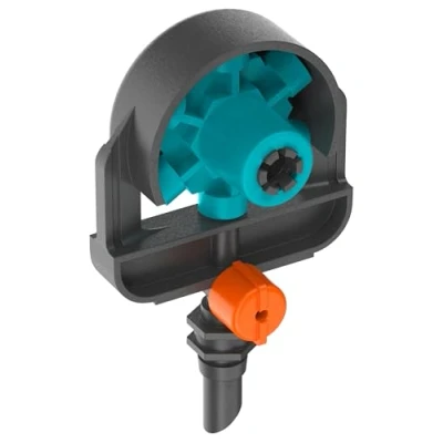 Imagen de Gardena Sistema Micro Drip aspersor 6 configuraciones: Formas Diferentes de riego, Alcance del Regulable, 2 Piezas (13324 20)