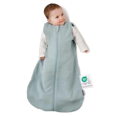 Imagen de LaLoona Saco Dormir Bebe Verano, Recien Nacido sin Mangas para Verano y Primavera, Bebé Ligero, 0,5 TOG, 100% Algodón (110 cm)