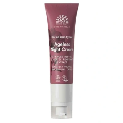 Imagen de Urtekram Soft Wild Rose Ageless Crema de noche antiedad Aceite rosa mosqueta y vitamina C Dare to Dream Natural, orgánico vegana 50ml