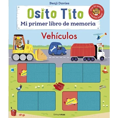 Imagen de Osito Tito. Mi Primer Libro De Memoria. Vehículos Benji Davies