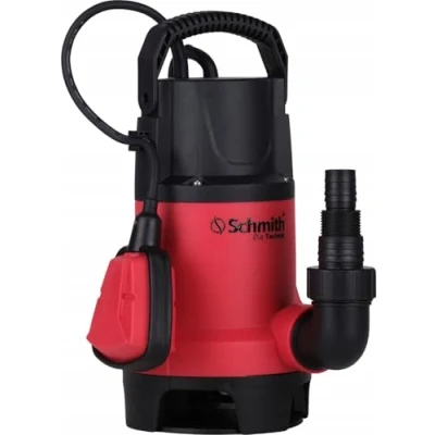 Imagen de Schmith Bomba de agua sumergible achique aguas sucias 220v 1100 W 15000 L/H Máx. Altura descarga 9 M, tamaño partícula 25mm Para limpia y residuales