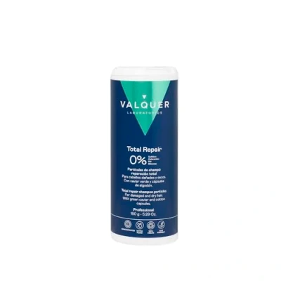 Imagen de Valquer Particulas de Champu Total Repair para Cabellos Dañados. Formulación concentrada. Sin Sulfatos, Siliconas y Sal 150 Gr