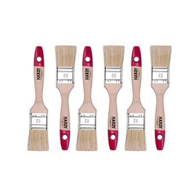 Imagen de HARDY WORKING TOOLS Cepillos planos 35 mm A0200 360615 [Serie 36] Rojo Juego de 6