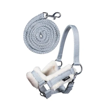 Imagen de HKM Sports Equipment Hobby Horse Juego de Cabestro (Gris)
