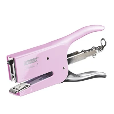 Imagen de Rapid Retro Classic K1 Grapadora (para grapas de 26/6 y 26/8+), color rosa