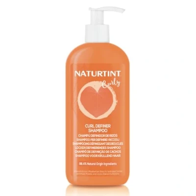 Imagen de Naturtint Champú Curly, Definidor de Rizos, Limpia Suavemente y Nutre los Cabellos Rizados, Tratamiento Hidratante, Reduce la Rotura, Efecto Anti Frizz, 97,2% Ingredientes Naturales, 330ml