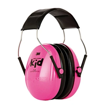 Imagen de 3M Peltor Orejeras para niños H510AK, rosa, protección auditiva niños. Ajustables. Niveles de ruido: 87 98 dB (SNR: 27 bB); colegio, conciertos, festivales, fuegos artificiales, partidos