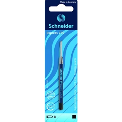 Imagen de Schneider Express 735 Recambio para bolígrafos (1 unidades, punta ancha, color negro)
