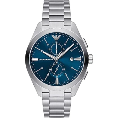 Imagen de Emporio Armani Traditional Reloj silvercoloured, Hombre, Talla: One Size, Silver coloured