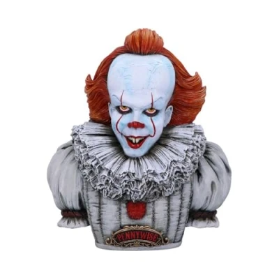 Imagen de Nemesis Now 30cm Pennywise Busto Oficial de IT Capítulo 2, Blanco, 30 cm, Resina