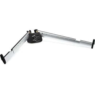 Imagen de K&amp;M 18866 Kit base soporte B aluminio anodizado extensión inclinada para teclado con columna Spider Pro