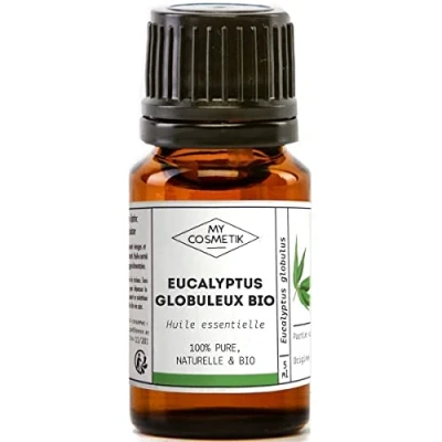 Imagen de Aceite esencial de eucalipto globulus orgánico (Eucalyptus globulus) 100% puro y natural MY COSMETIK 10 ml