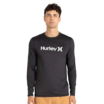 Imagen de Hurley Oao Surf Ls, Rash Guard Shirt Unisex Adulto, Monocolor, M