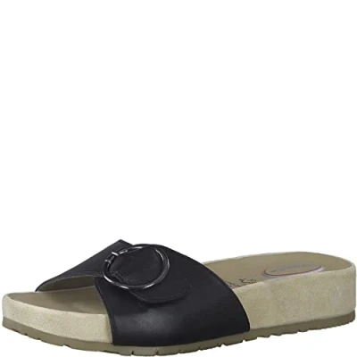 Imagen de Tamaris 8 87100 20, Pantuflas Mujer, Black Nappa, 40 EU Ancho