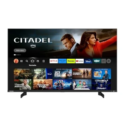 Imagen de Toshiba QF5D 43&#039;&#039; Smart Fire TV 108cm (QLED, 4K Ultra HD, HDR10, Prime Video, Netflix, Control de Voz Alexa, DVB T2, HDMI 2.1, Bluetooth, AirPlay), Negro