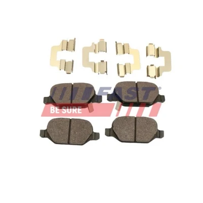 Imagen de FAST FT29176 Juego de pastillas freno 1. A la izquierda del eje trasero, derecha trasero FIAT: Panda III Hatchback
