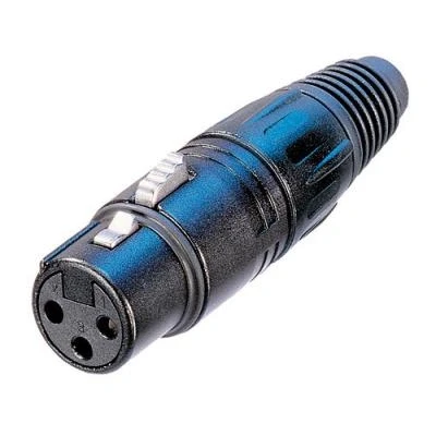 Imagen de Neutrik NC3FX BAG Conector aéreo XLR hembra negro