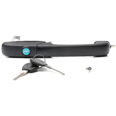 Imagen de METZGER 2310596 Manecilla de Puerta Delante, derecha con cilindro cierre, llave negro VOLKSWAGEN: Passat B3/B4 Berlina, Variant