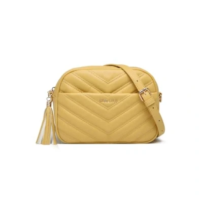 Imagen de Miss Lulu Bolso Mujer Bandolera Mujer, Bolsos Pequeños Pelle PU, Amarillo