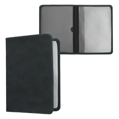 Imagen de kwmobile Funda Para permiso de circulación coche ante sintético documentos 10.5 x 14.8 CM doblados azul oscuro