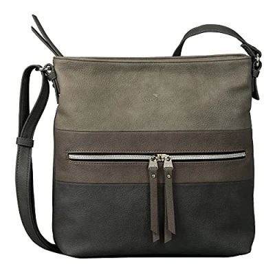Imagen de TOM TAILOR Ellen, Bolso Bandolera para Mujer, Gris Mixto, 30 x 8