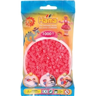 Imagen de Desconocido Hama 207 33 Bolsa de Cuentas (1000 Piezas), Color Rojo