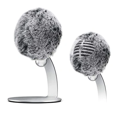 Imagen de YOUSHARES Funda Parabrisas de MV5 Micrófono Personalizado Filtro Pop Viento Manguito para Shure Condensador Microfono
