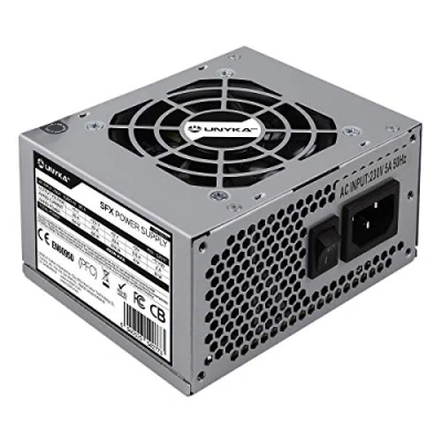 Imagen de UNYKAch Fuente de Alimentación SFX 450W, Micro ATX, con Ventilador 80 mm Ultra Silencioso