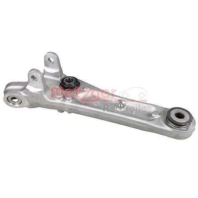 Imagen de METZGER 58127001 Barra oscilante, suspensión de ruedas con apoyo Eje delantero, izquierda, debajo, posterior Brazo oscilante transversal Aluminio