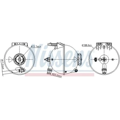 Imagen de Depósito de expansión, refrigerante NISSENS 996309