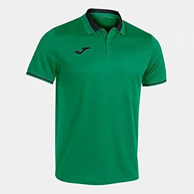 Imagen de Joma Hombre Camisa de Polo, Verde Negro, 4XS