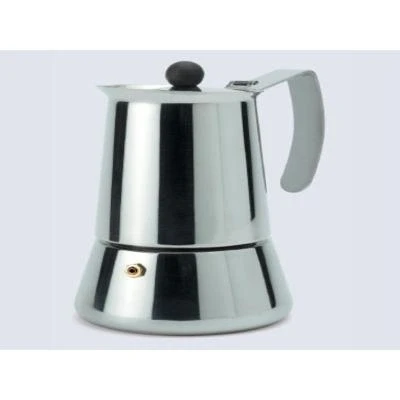 Imagen de Monix Eterna Cafetera Italiana 10 Tazas, 350 W, 0.5 litros, Acero Inoxidable 18/10, Gris