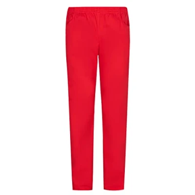 Imagen de MISEMIYA PANTALÓN Sanitarios Unisex Cintura ELÁSTICA Uniforme Laboral MÉDICO Enfermera Limpieza Veterinaria SANIDAD HOSTELERÍA Ref.8312 5XL, Rojo