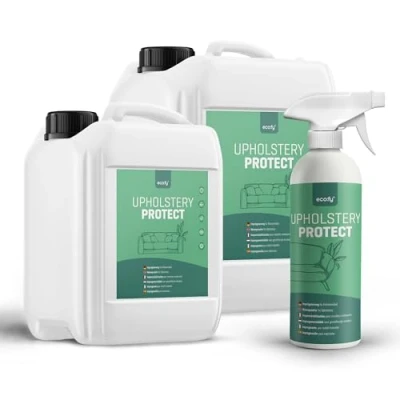 Imagen de eco:fy Muebles tapizados, impregnación, sofá, silla, protección contra manchas, líquidos, suciedad, textil, piel perlada, 500 ml