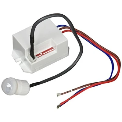 Imagen de ElectroDH 60259 DH Detector Movimiento DE Infrarrojos EMP Mini, Blanco