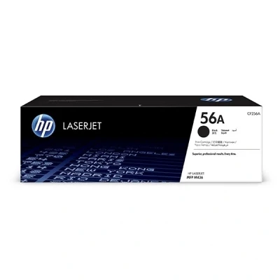Imagen de HP 56A CF256A, Negro, Cartucho Tóner Original, de 7.400 páginas, para impresoras LaserJet MFP M436n y M436nda