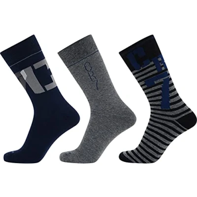 Imagen de CR7 3 Pack Men&#039;s Socks Calcetines, Multicolor, Taille Unique para Hombre
