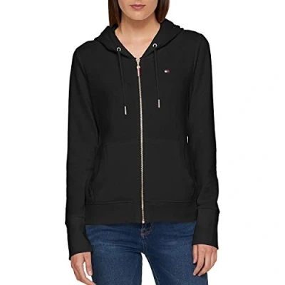 Imagen de Tommy Hilfiger Women&#039;s French Terry Zip Hoodie Solid