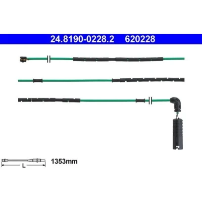 Imagen de ATE 24.8190 0228.2 Sensor de Desgaste Pastillas Frenos BMW: 3 Coupé, Cabrio