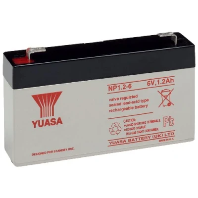 Imagen de Yuasa NP1.2 6 Batería de Plomo V (Faston 187 4,8 mm)