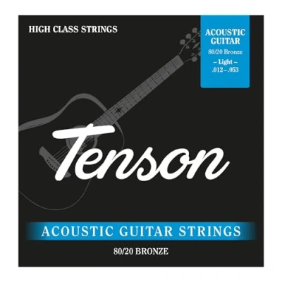 Imagen de GEWA TENSON .012 .053 Juego de cuerdas para guitarra acústica 80/20 bronce claro
