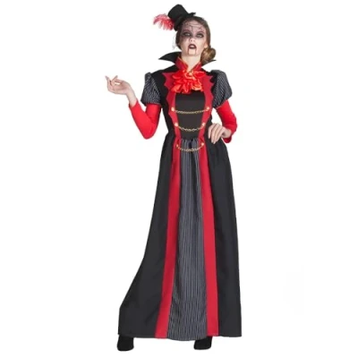Imagen de Boland disfraz de Dama Vampiro para adulto, disfraz, conjunto Halloween, carnaval y fiestas temáticas