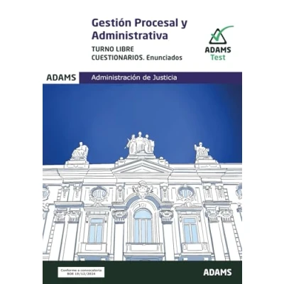 Imagen de Cuestionarios Gestión Procesal y Administrativa. Turno libre (OPOSICIONES)