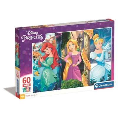 Imagen de Clementoni Maxi puzzle de 60 piezas Princess (26416)