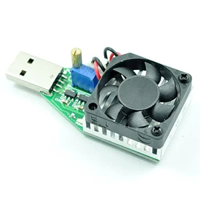 Imagen de Orton Probador de capacidad descarga batería USB, 15 W, resistencia carga electrónica regulable, accesorios tensión 3,7 13 V