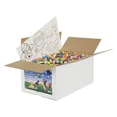Imagen de fischerTiP Refill Box XXL kit de manualidades para niños, juguete creativo a partir 3 años, 5000 piezas, multicolor
