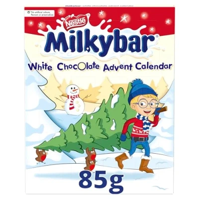 Imagen de Milkybar Calendario de Adviento blanco chocolate, 85 g