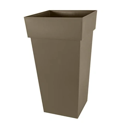 Imagen de EDA Plastiques Toscane 98L Maceta Cuadrada XXL (80 cm)